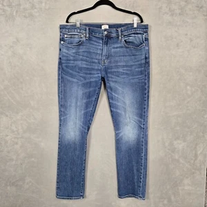 J Crew 484 slim Jeans mens 38x32 Blue Stretch Kurabo Japanese Denim stretch - Picture 1 of 12