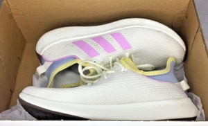 Adidas Cloudfoam Pure SPW Off White Lilac Damen-Laufschuhe gebraucht, in einwandfreiem Zustand Größe 8,5 - Bild 1 von 6