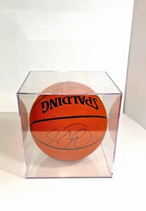 Jr. Reid AUTOGRAPHED Official NBA Spalding Basketball HTF Cube Jewel Case NO COA - Picture 1 of 12