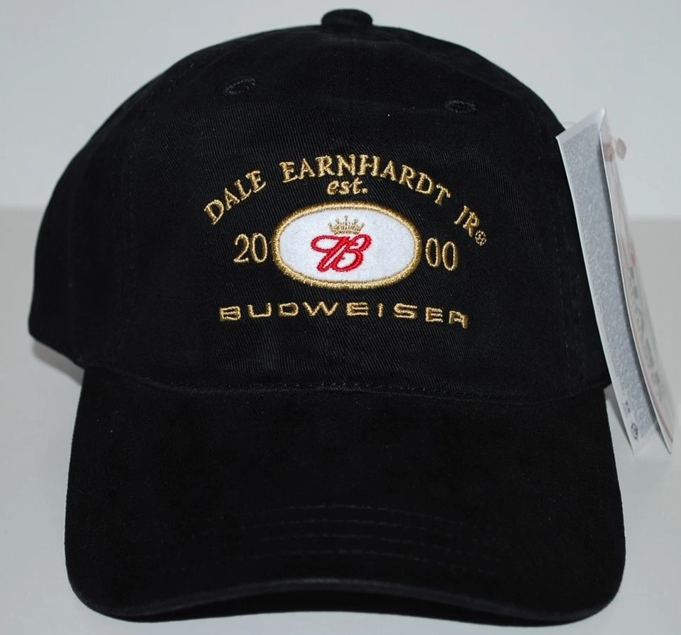 Dale Earnhardt Jr Est. 2000 Budweiser Hat Cap NASCAR Chase Authentics Black