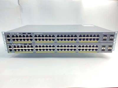 Cisco Catalyst WS-C2960X-48TS-L 2960-X 48 GigE, 4 x 1G SFP, NO STACK - Image 1 of 4