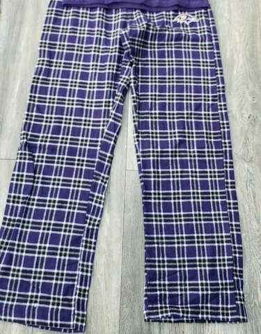 Baltimore Ravens Women's Plaid  Pajama X-large New Cover
