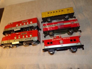 Vintage Marx Tin Litho 6000 Southern Pacific Diesel Train Set Super Condition - Picture 1 of 9