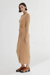 SIGNIFICANT OTHER Ivy Midi Dress - Sand Size 14 - Picture 1 of 2