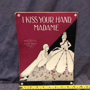 I Kiss Your Hand Madame Sheet Music - Picture 1 of 3