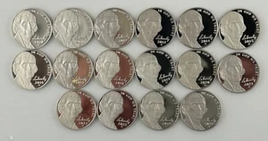 2010 S - 2025 S Proof Jefferson Nickel Run Set 16 Coins - Free Shipping - Picture 1 of 1