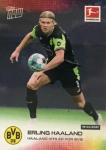 2021 Topps Now Bundesliga Erling Haaland Hits 50 for BVB #172 - Bild 1 von 1