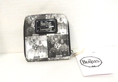 Loungefly THE BEATLES Zip Around Small Wallet REVOLVER Album Cover NWT - Image 1 of 4