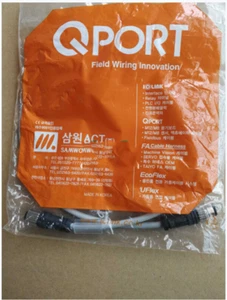 1PCS NEW FIT FOR QPORT M12 Plug in cable M12S-A43-V030 - Picture 1 of 3