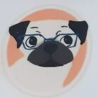 Pug Dog Set Gift by Fringe Studio Trinket Dish Ceramic Bowl Plate Quality Cute