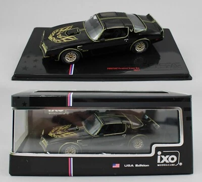 1:43 IXO Models *BLACK* 1977 Pontiac Firebird Trans Am *DIECAST* NIB! - Image 1 of 4