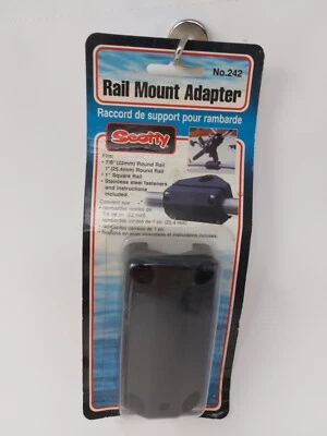 Scotty Rod Holder Rail Adapter #242 Black For #241 - Image 1 of 4