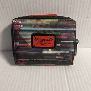 Loungefly Marvel Spiderman Spiderverse Lenticular Zip Around Wallet - Picture 1 of 5