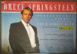 Bruce Springsteen poster Shows Spain 1988 140 X 88 - Bild 1 von 2