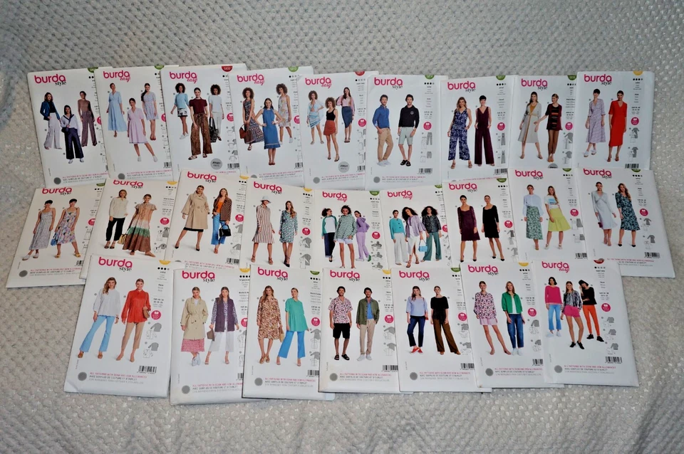 BURDA 5801-5849 - Mens & Womens Sewing Patterns - PICK-A-STYLE - New & Uncut - Image 1 of 1