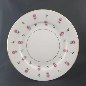 Plato de postre Noritake vintage de 7,5" de diámetro Rosa Rosa 5530 Ramitas Hueso China Años 50 - Imagen 1 de 4