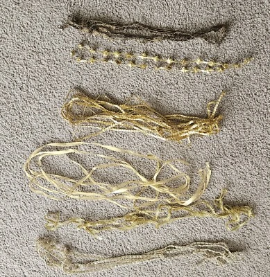 Various Ribbon As Shown. Gold/Silver/Velvet Maroon/Velvet Dark Blue and More. - Image 1 of 4