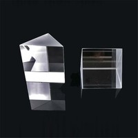 K9 Crystal Optical Glass Triangular Prism for Teaching Light Spectrum Physics