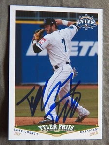 Cleveland Indians Tyler Friis Signed 2018 Lake County Captains Auto Card - Picture 1 of 1