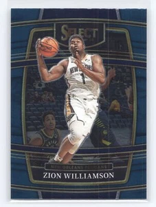 2021 Panini Select Zion Williamson #96 BLUE   New Orleans Pelicans - Picture 1 of 2