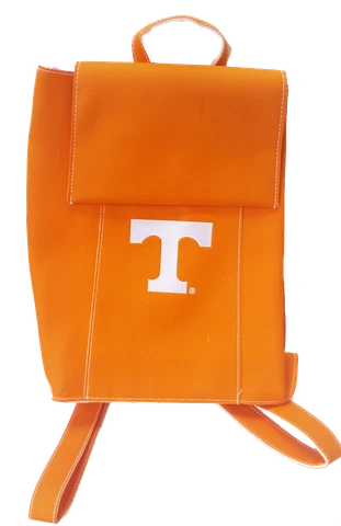 Tennessee Volunteers Leather Backpack 10" x 4" x 14" Cover
