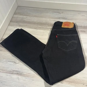 Pantalones de mezclilla negros vintage Levis 501 WPL 423 para hombre talla 32x32 (30x31) HECHOS EN EE. UU. - Imagen 1 de 14