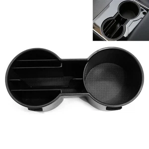 Cubierta portavasos doble orificio consola central coche para Tesla modelo 3 - Imagen 1 de 8