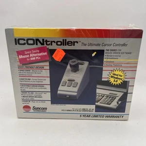 Vintage NOS Suncom Technologies ICONtroller Mouse Alternative IBM New Sealed - Picture 1 of 8