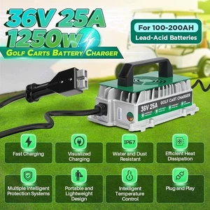 25A 36V Battery Charger for EZGO Marathon 36V Golf Cart with Anderson Plug... - Picture 1 of 8