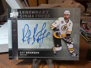 Ray Bourque 14/15 Upper Deck Premier Legendary Signatures Auto LPS-RB - Picture 1 of 2