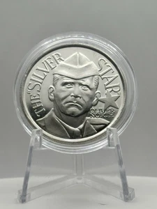 1 Oz Silver Round Oliver North - C6 - Picture 1 of 5