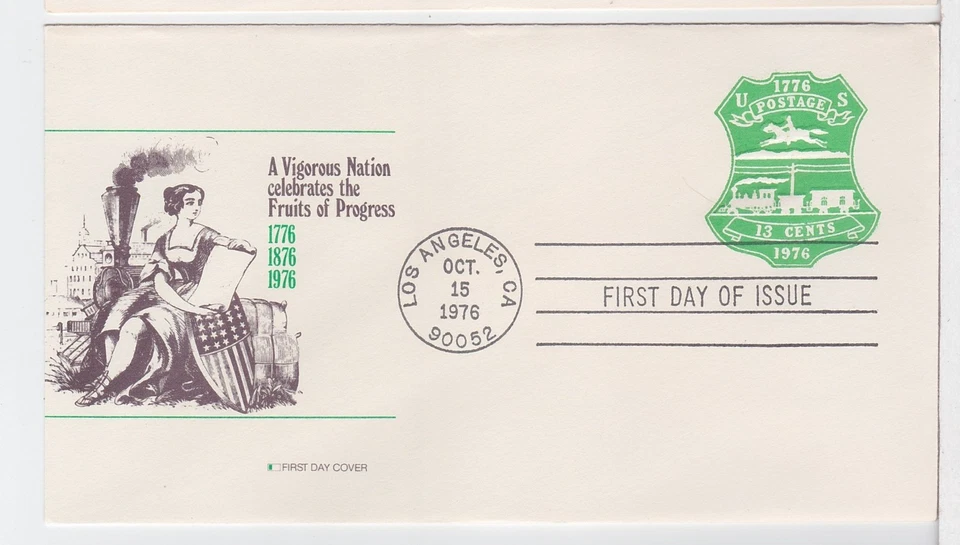 TurtlesTradingPost- Pony Express Centennial #U582 1976 FDC Fleetwood Cachet FDC - Image 1 of 1