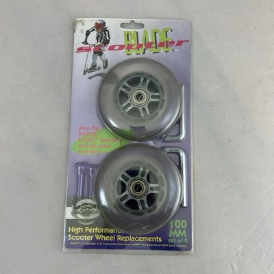 Juego de 2 Micro Razor Blade Scooter Alto Rendimiento Rueda Repuesto 100mm Foto 1 de 4