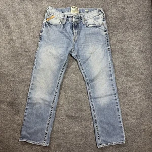 Ariat M7 Slim Fit Straight Leg Light Wash Denim Jeans Herren Größe 35x30 - Bild 1 von 15