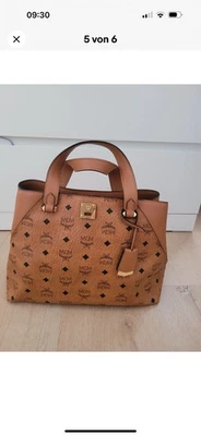 MCM Damen Tasche, Cognac, Visetos/Leder, Logodesign - Bild 1 von 4