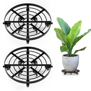 2pack 20" Plant Caddy with Wheels Heavy Duty Rolling Plant Stand Round Plant ... - Picture 1 of 7