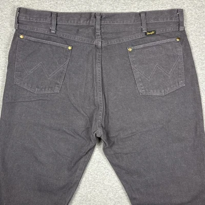 Vintage Wrangler 13MWZ Jeans Mens Size 40x30 Hemmed Gray 90s USA Made straight - Image 1 of 4