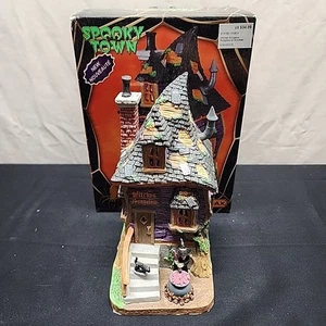 Lemax Spooky Town Halloween Village Witches Bungalow 75183 - Picture 1 of 5