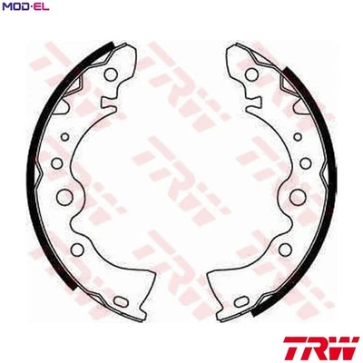 BRAKE SHOE SET GS8246 FOR NISSAN PRAIRIE SENTRA/II/IV STANZA/WAGON PULSAR/VII - Image 1 of 4