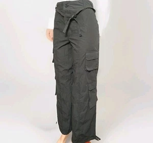Justify Women's New Size Largex32'L Poplin Cargo Pants Drawstring Pockets (#E7 - Picture 1 of 12
