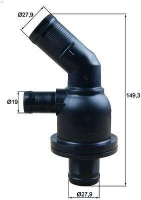 Termostato, refrigerante MAHLE TH 55 87 para SMART FORTWO Coupe (453) 1 2014- Foto 1 de 4