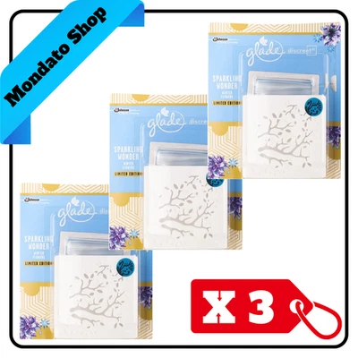 DEODORANT GLADE DISKRET ELECTRIC SPARKLING WONDER WINTER BLUMEN (X3)