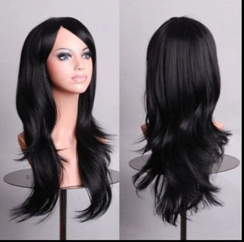 70cm Long Curly Fashion Cosplay Costume Party Hair Anime Wigs Full Hair Wavy Wig - Image 1 of 1