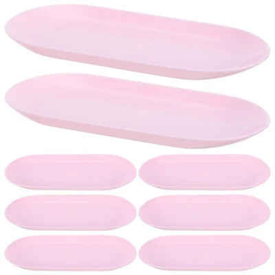  8-teiliges Kunststoff-Aufbewahrungstablett: Organizer-Platte für Kosmetik, - Bild 1 von 4