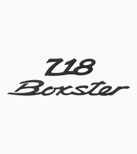 Porsche Magnet Lettering Set 2 718 Boxster Genuine WAP0502070PBXT - Picture 1 of 2