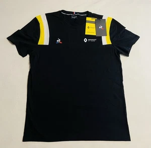 Camiseta Renault Formula 1 Le Coq Sportif negra/amarilla/blanca para hombre talla M S/S *NUEVA* - Imagen 1 de 9