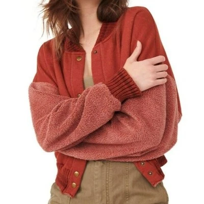 Free People We the Free Hollaback Jacket Spiced Brandy M - Image 1 of 4