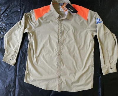 Camisa de Caza Orvis PRO LT - Arena/Blaze - Talla XXL - NUEVA CON ETIQUETAS Foto 1 de 4
