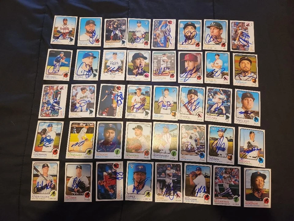 Signed 2022 Topps Heritage Baseball - 251 - 579 - Pick Your Card - Image 1 of 1