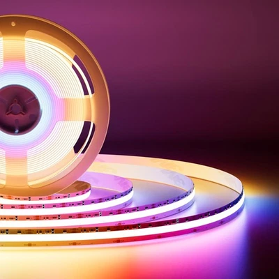 RGB Smart IC COB LED Strip Light Addressable 24ft/7.5m,720LEDs/m UL-Listed 24... - Image 1 of 4